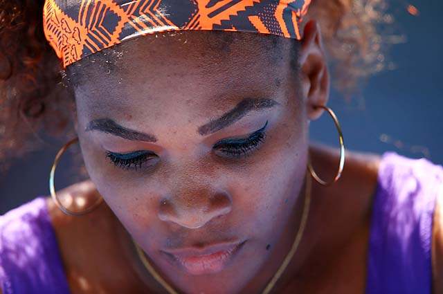 No. 3 Serena Williams is scheduled to face Garbine Muguruza in round 2 on Thursday.